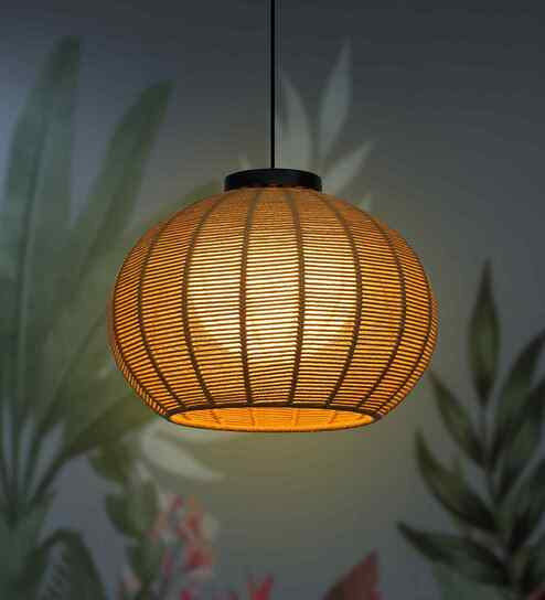 MYSTIC BLOOM - ENIGMA | Handcrafted Pendant Lamp | E27 holder } with Bulb | RIPPL Lighting